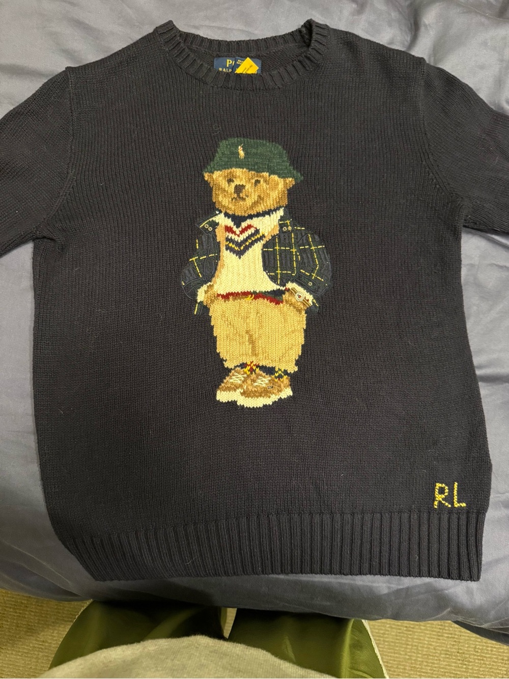 Ralph Lauren Polo Bear Crewneck Sweater - Navy